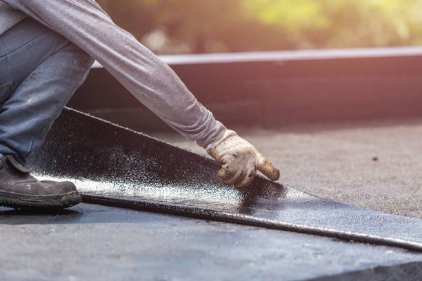 Professional Crawl Space Encapsulation technician working in Marcellus, MI